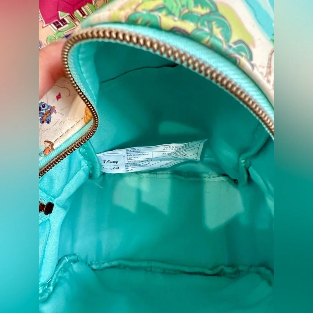 Loungefly Disney Lilo & Stitch Tropical Island Map Mini Backpack LNC